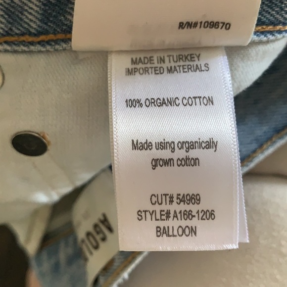 Agolde balloon jeans size 25; worn a couple of times ; pristine condition - Picture 4 of 5